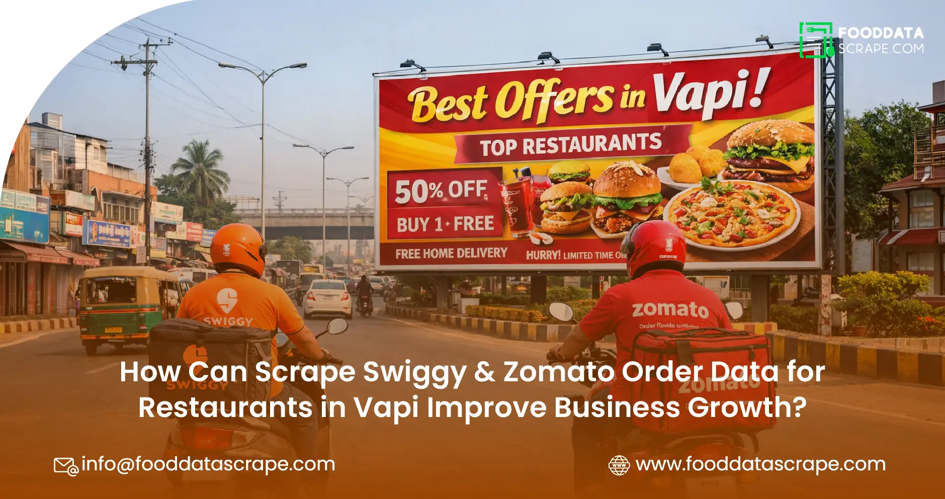 How Can Scrape Swiggy & Zomato Order Data for Restaurants in Vapi Improve Business Growth?